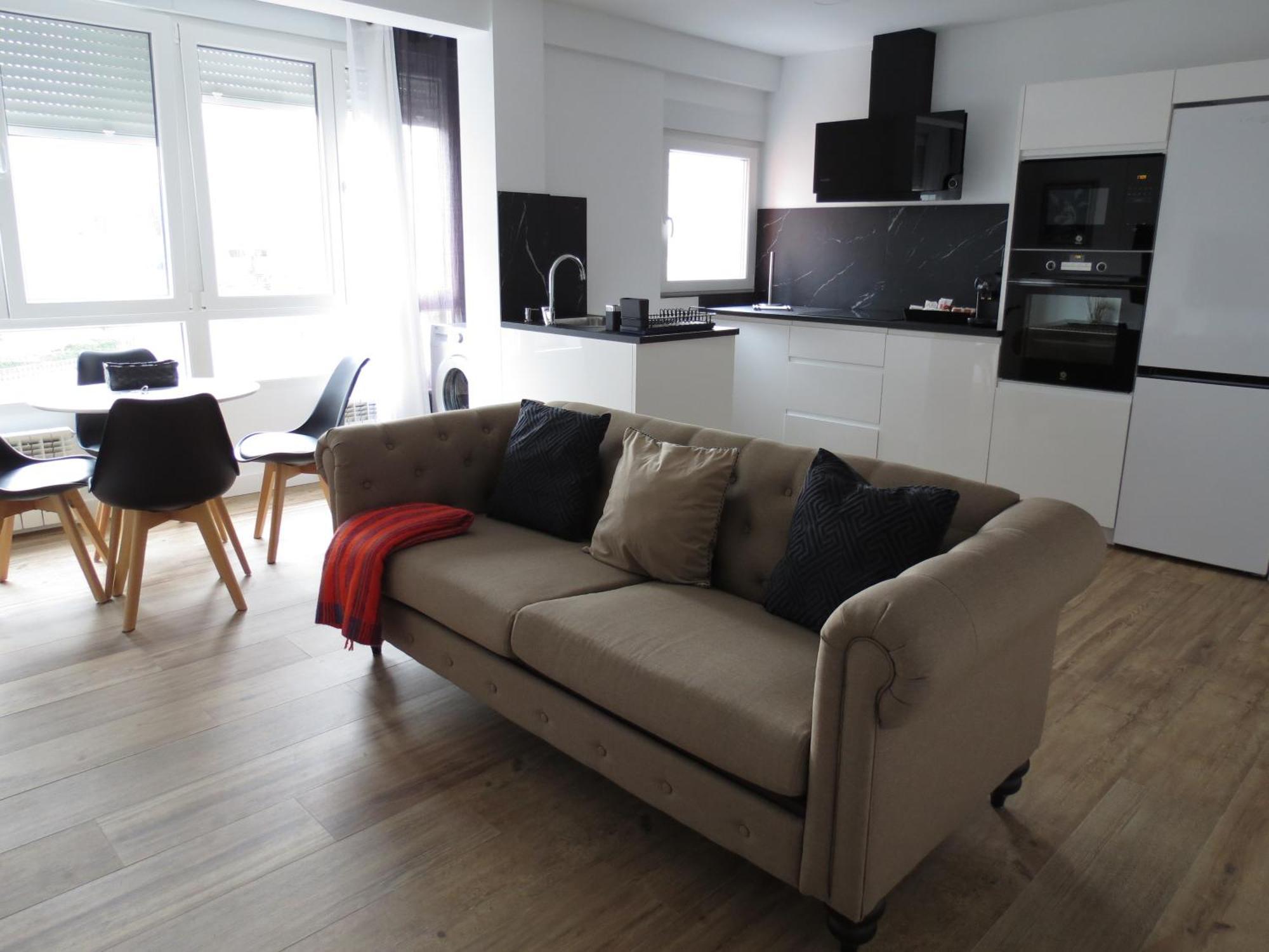 Apartamento Aires Del Norte, Con Ascensor Y Wifi Gratis Santander Bagian luar foto