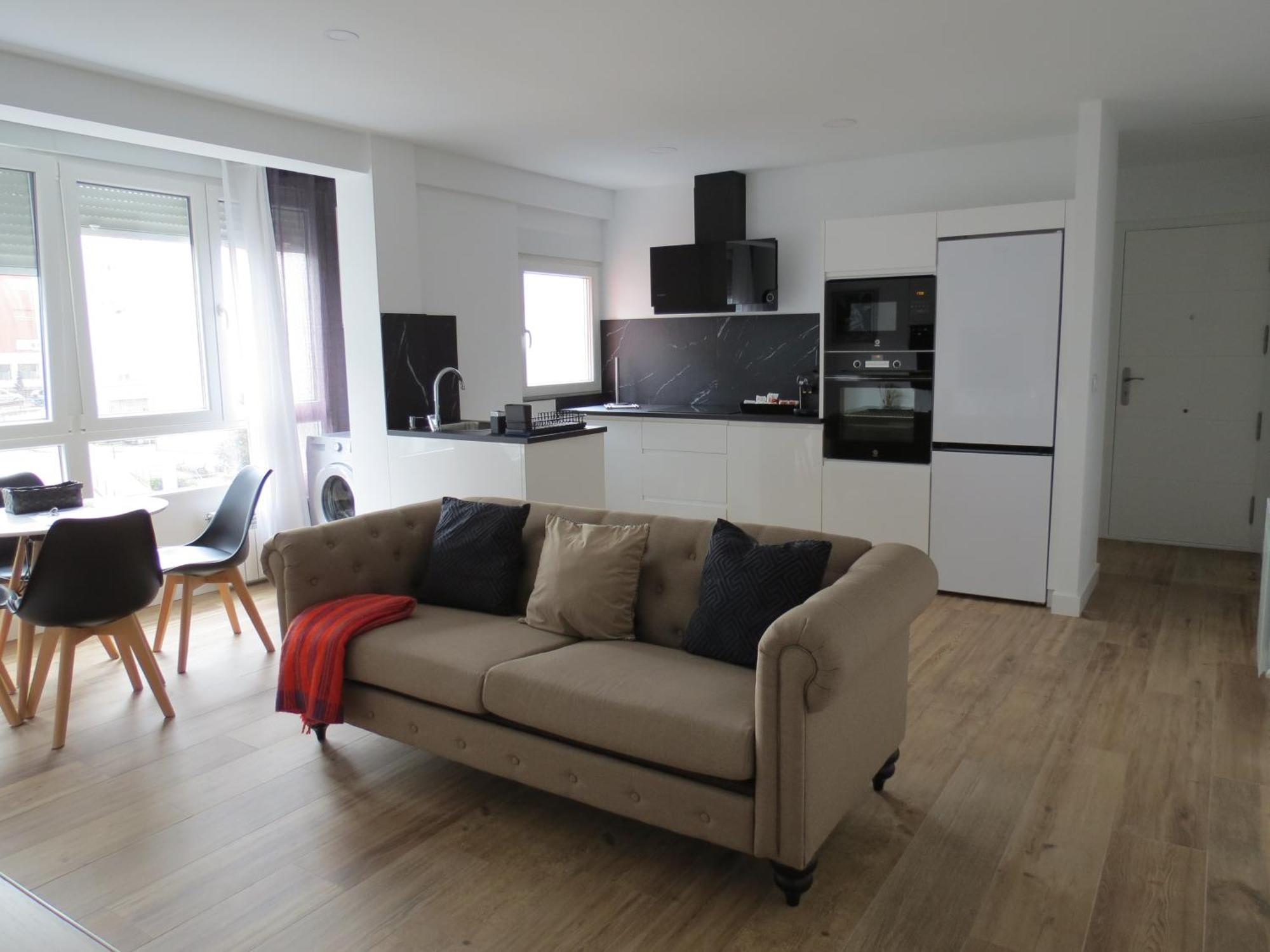 Apartamento Aires Del Norte, Con Ascensor Y Wifi Gratis Santander Bagian luar foto