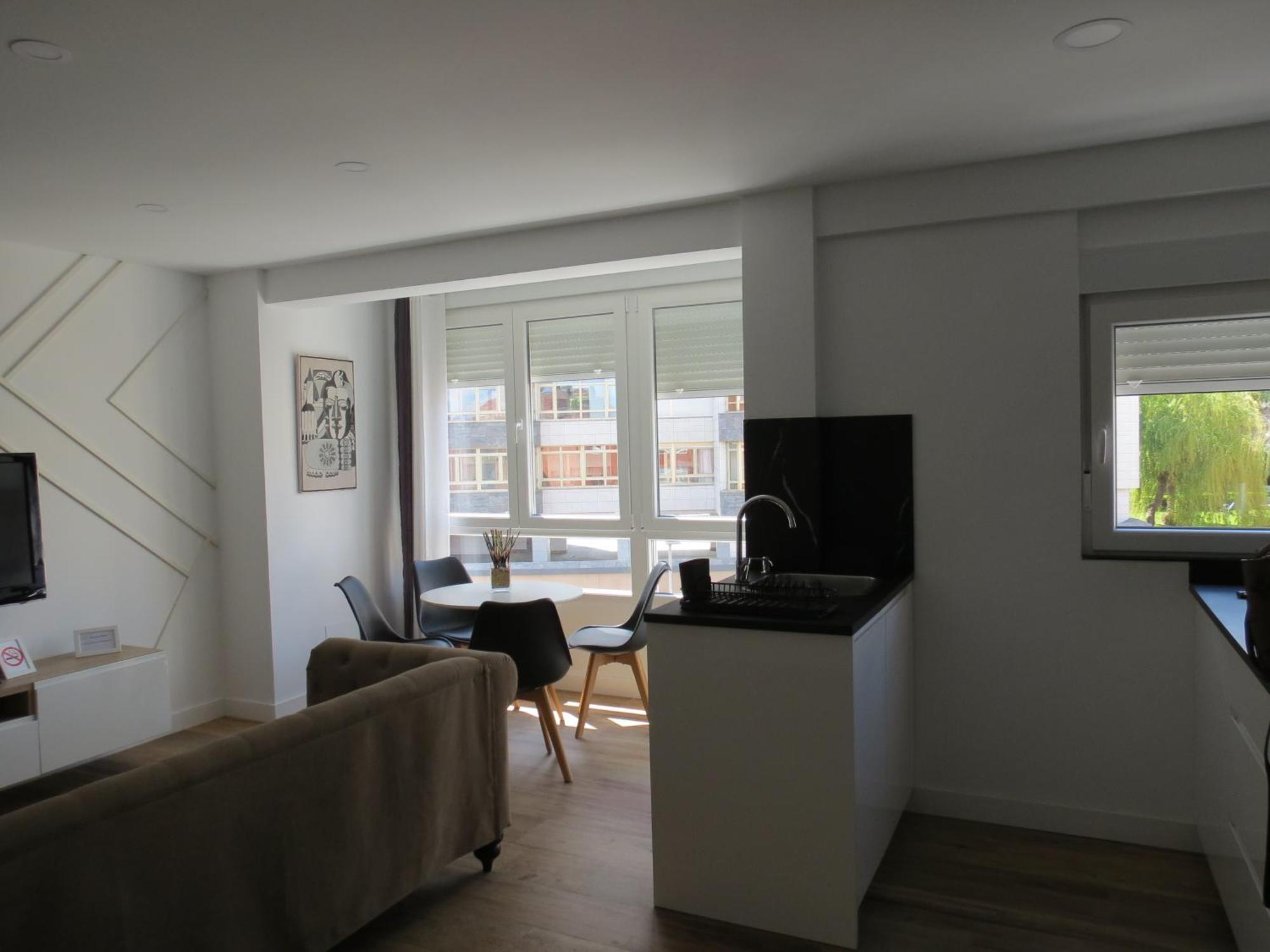 Apartamento Aires Del Norte, Con Ascensor Y Wifi Gratis Santander Bagian luar foto
